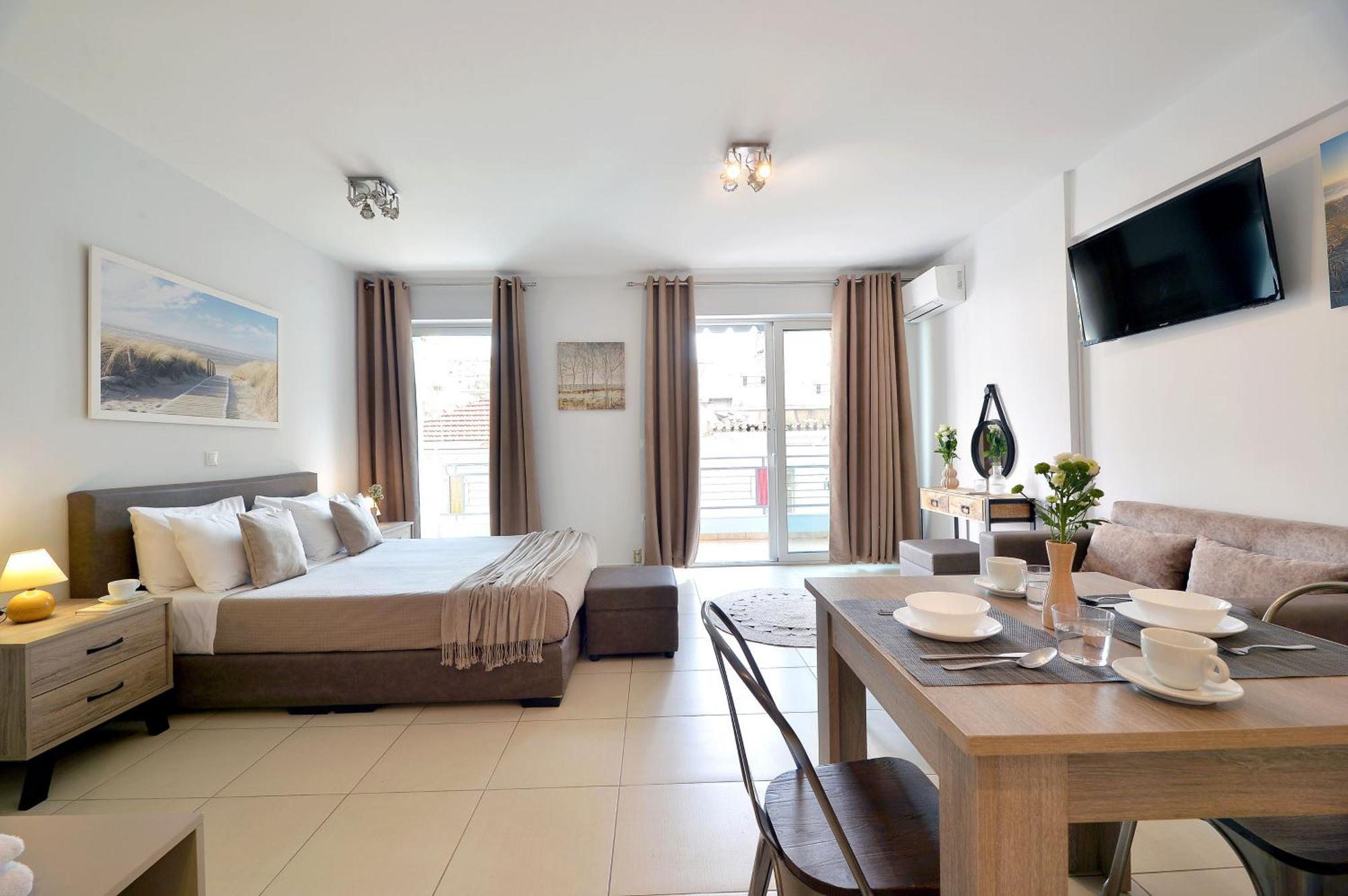 Alekos Apartments 1 Νetflix Афины Номер фото