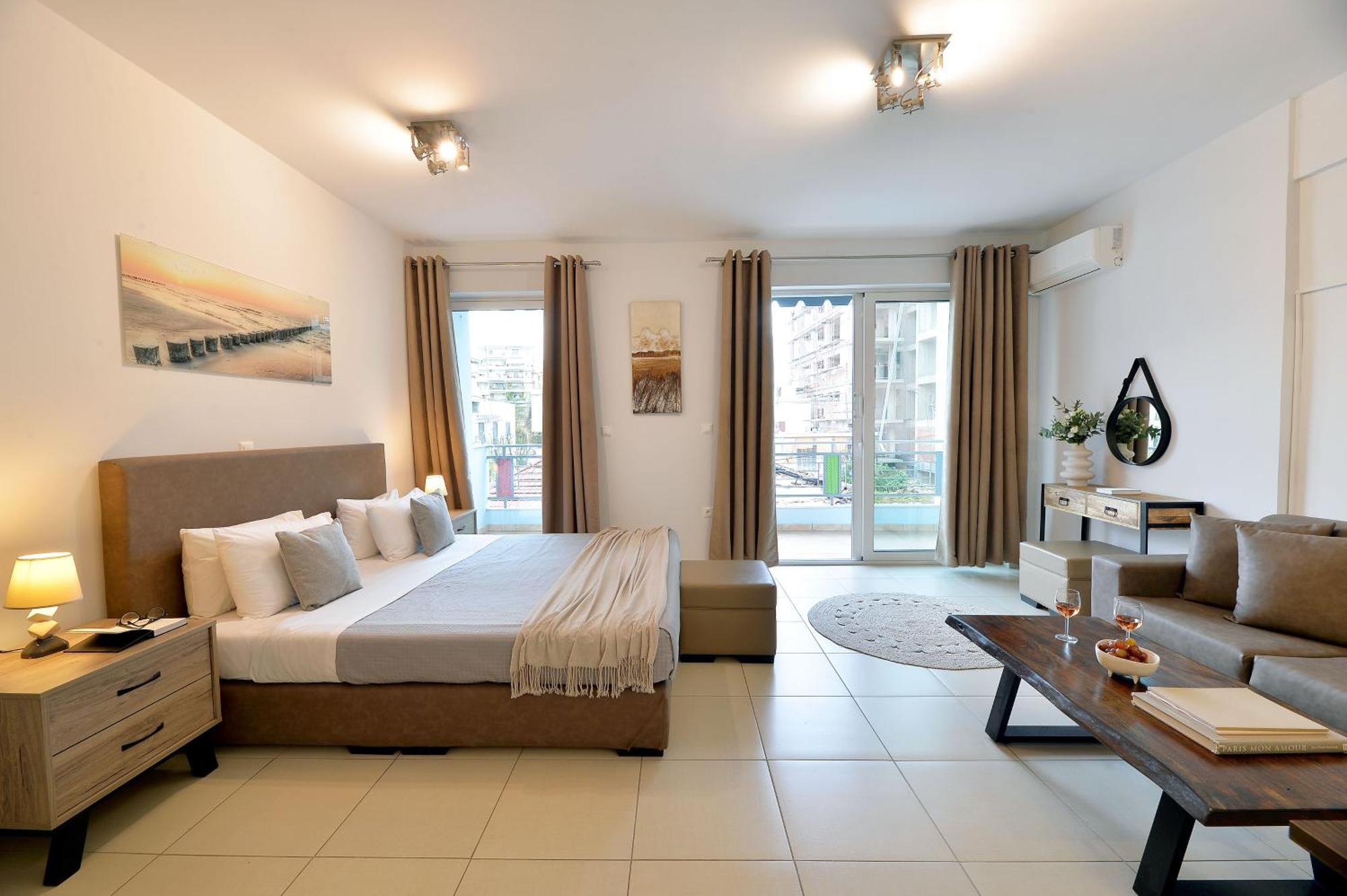 Alekos Apartments 1 Νetflix Афины Номер фото